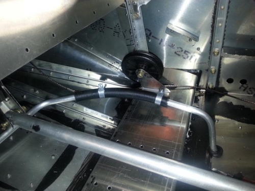 and outside cockpit.