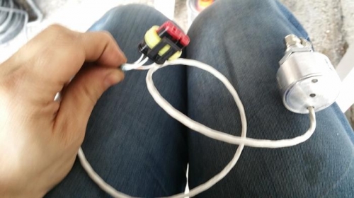 Fuel pressure sensor.