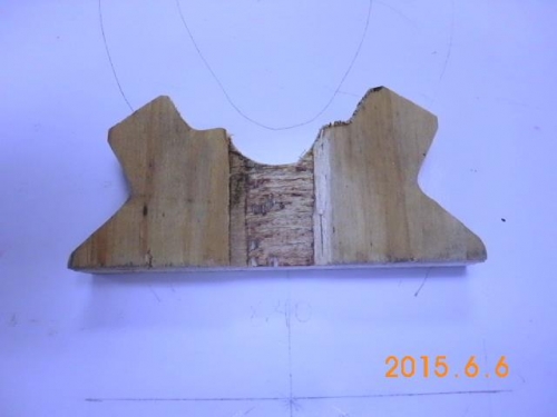 Cudely Cut Plywood Template