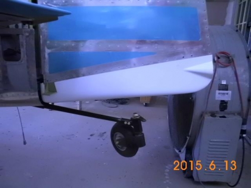 Fitting Rudder fairing