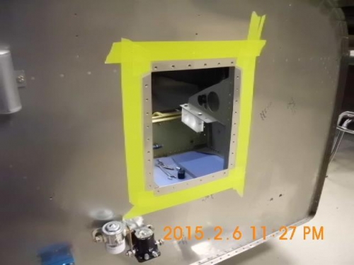 Taped recess hole for pro-seal