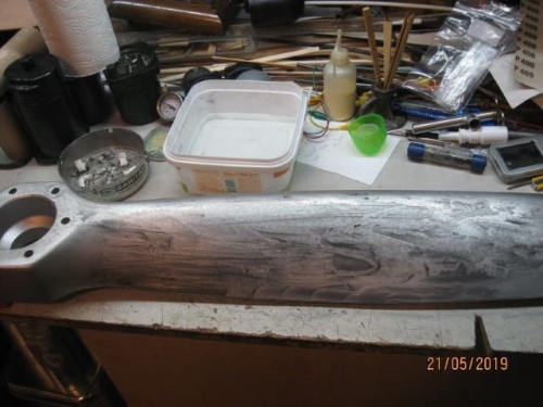 Sanding with 400 grid.