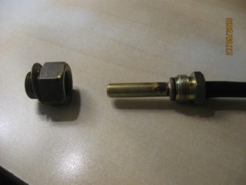 Temperature gauge tip