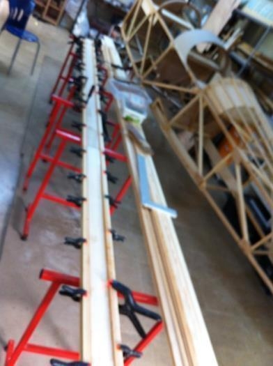 Preparing second spar