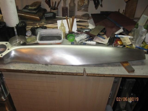 Started blade #2 front