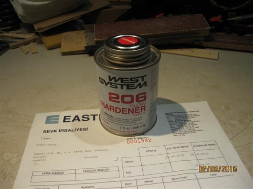 West 206 hardener