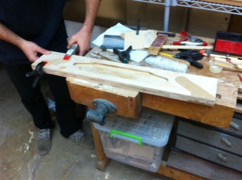 Ply reinforcements, center spar