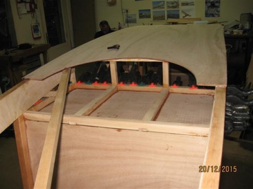 Rear seat bottom view