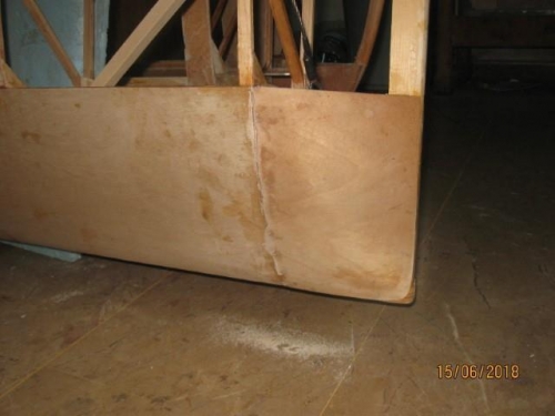 Left wing tip sheeting