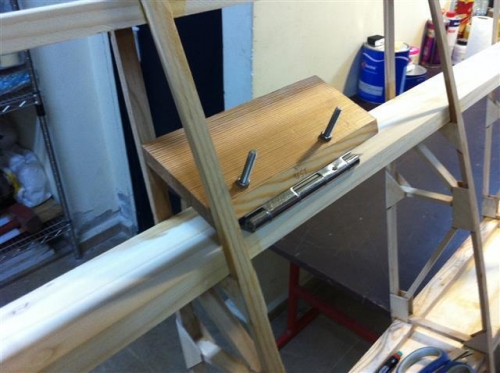 Checking for spar section