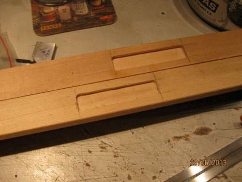 Hinge reinforcement recesses