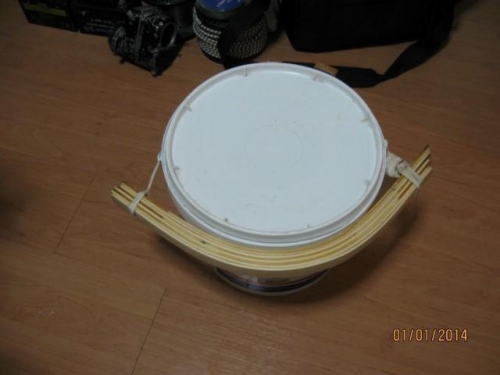 Bending wood for fin top