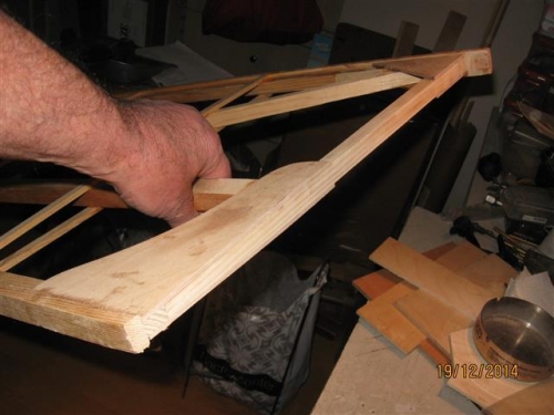 Stab side battens epoxied