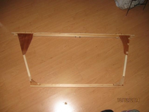 Rudder frame