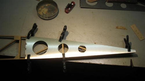 Trailing edge template