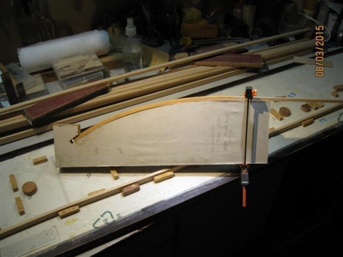 Upper capstrip bending