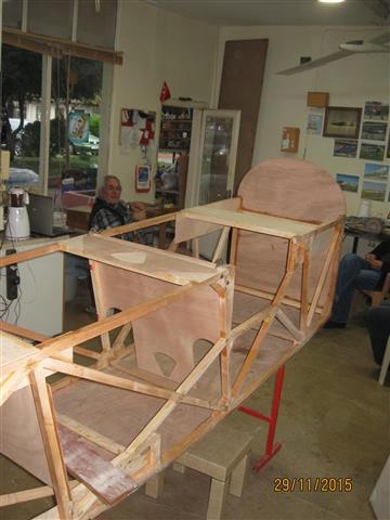 Front seat back vrear view