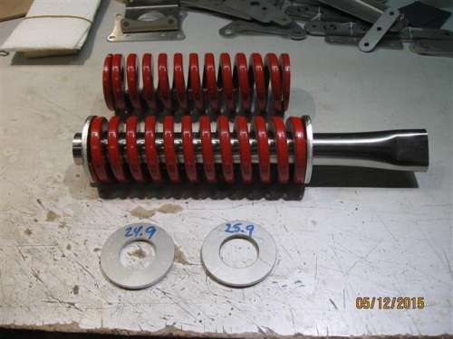 Shock strut coils