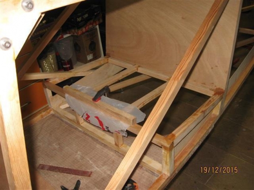 Rear seat frame components