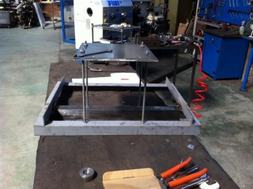 Engine mount fixture another view