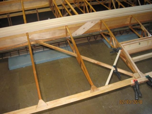 Aileron bay inner reinforceent