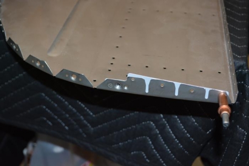 another view of firewall spacer attached