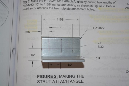 cut to length and hole locations marked