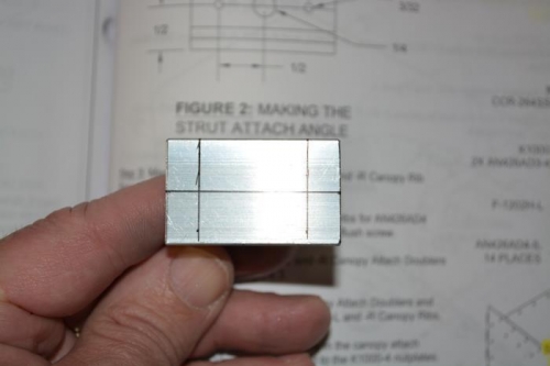 marked holes locations on both sides