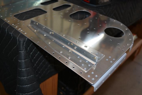 Doublers riveted in place