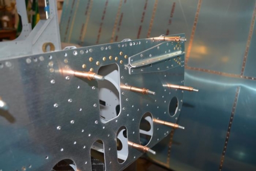 Doubler requires both pulled and squeeze rivets.