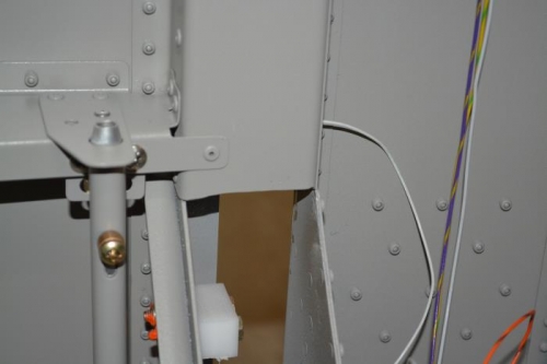 needed some material removed to clear the wing