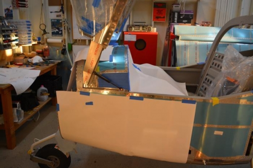 used some of my scrap paper to help with masking