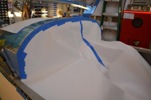 covered panel and controls