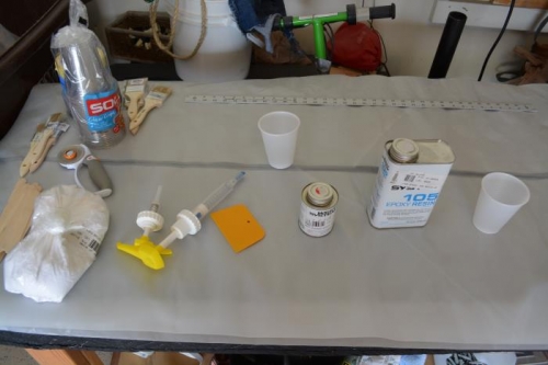 mixed up epoxy resin