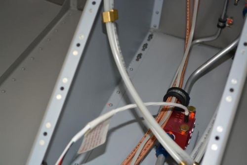 Cushion clamp installed