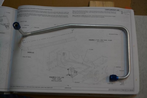 completed the first fuel line