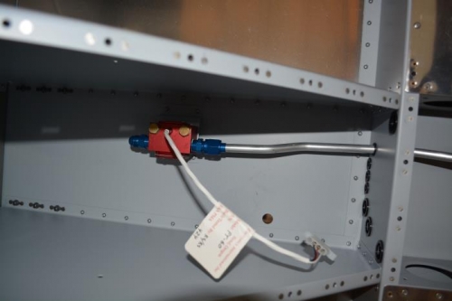 Flow meter installed and F-1259D  line installed