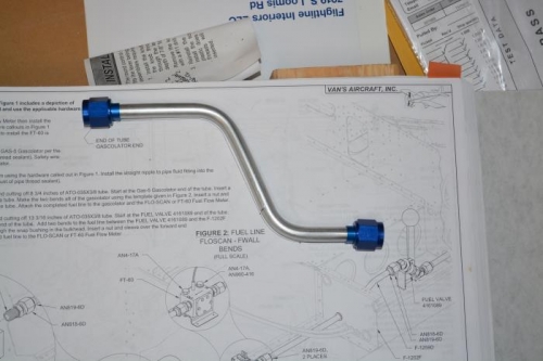 Bent F-1259C fuel line per drawing (fits nicely)