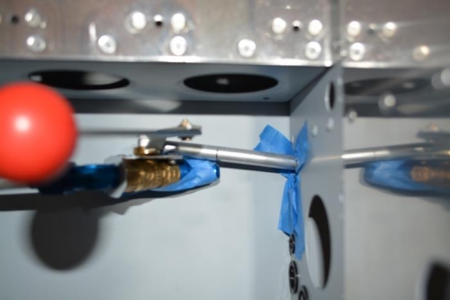 Now ready to final cut and flare the other end