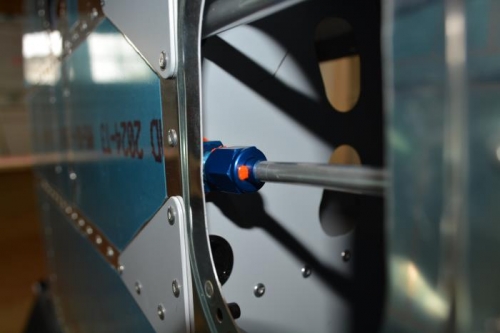 Added a slight bend to get this to come in straight