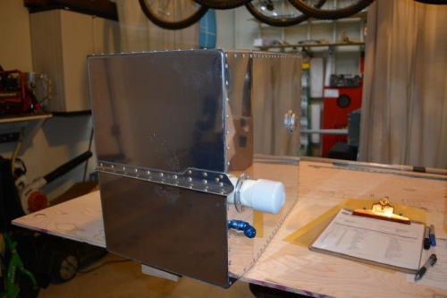 Fuel tank already made at the factory