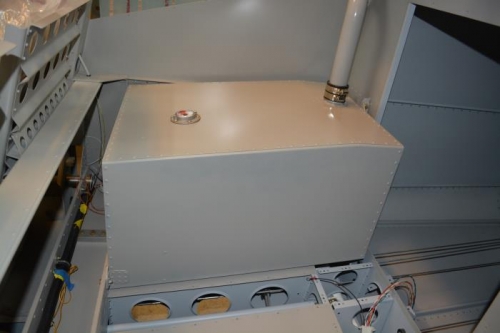 fuel tank in place to set fuel neck position