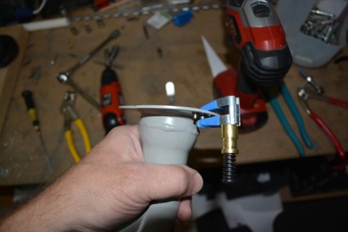 used cleco clamp rather than clecoe prior to setting rivets