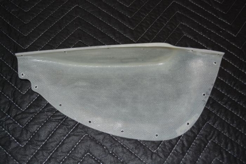 Wing tip fiberglass tip trimmed down to fit