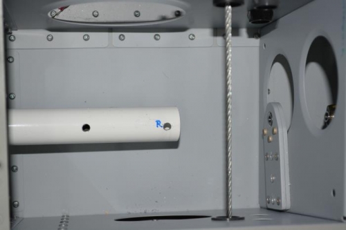 pilot holes complete, removed and holes final sized