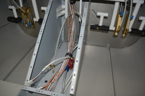 runing wires through the tunnel