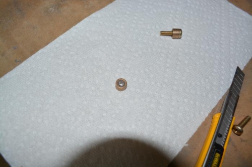 bushing with tube in place