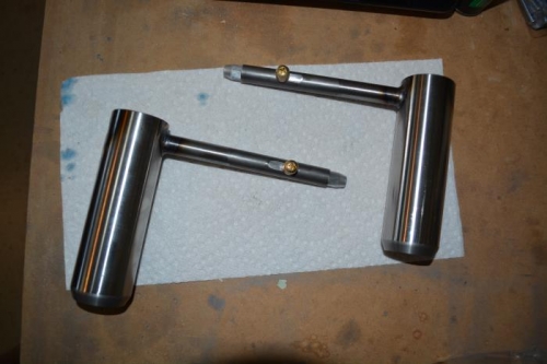 spar pin ready to install