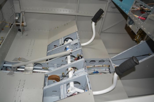 control sticks attached and everything is working/moving nicely