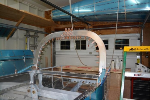 Everything clamped again and ready to final drill the side holes (again)